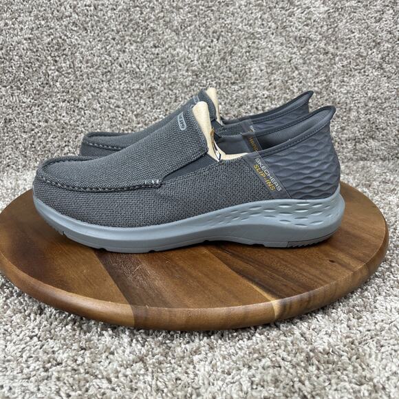 Skechers Hands Free Slip-Ins Parson Ralven Men’s 12 Wide Casual Wear Gray 204804 - Picture 5 of 12